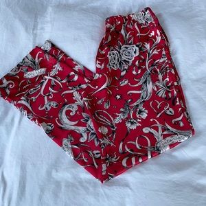 Victoria Secret Floral Satin Pajama Pants